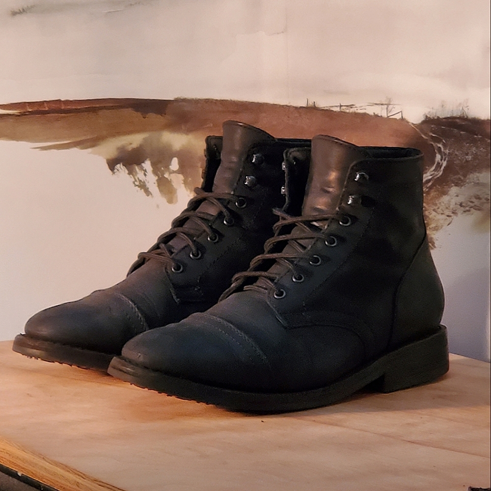 Thursday Boots, Captain style, Matte Black, size 8.5 (fits like 9)